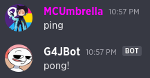 A simple Ping-Pong bot using Guilded4J